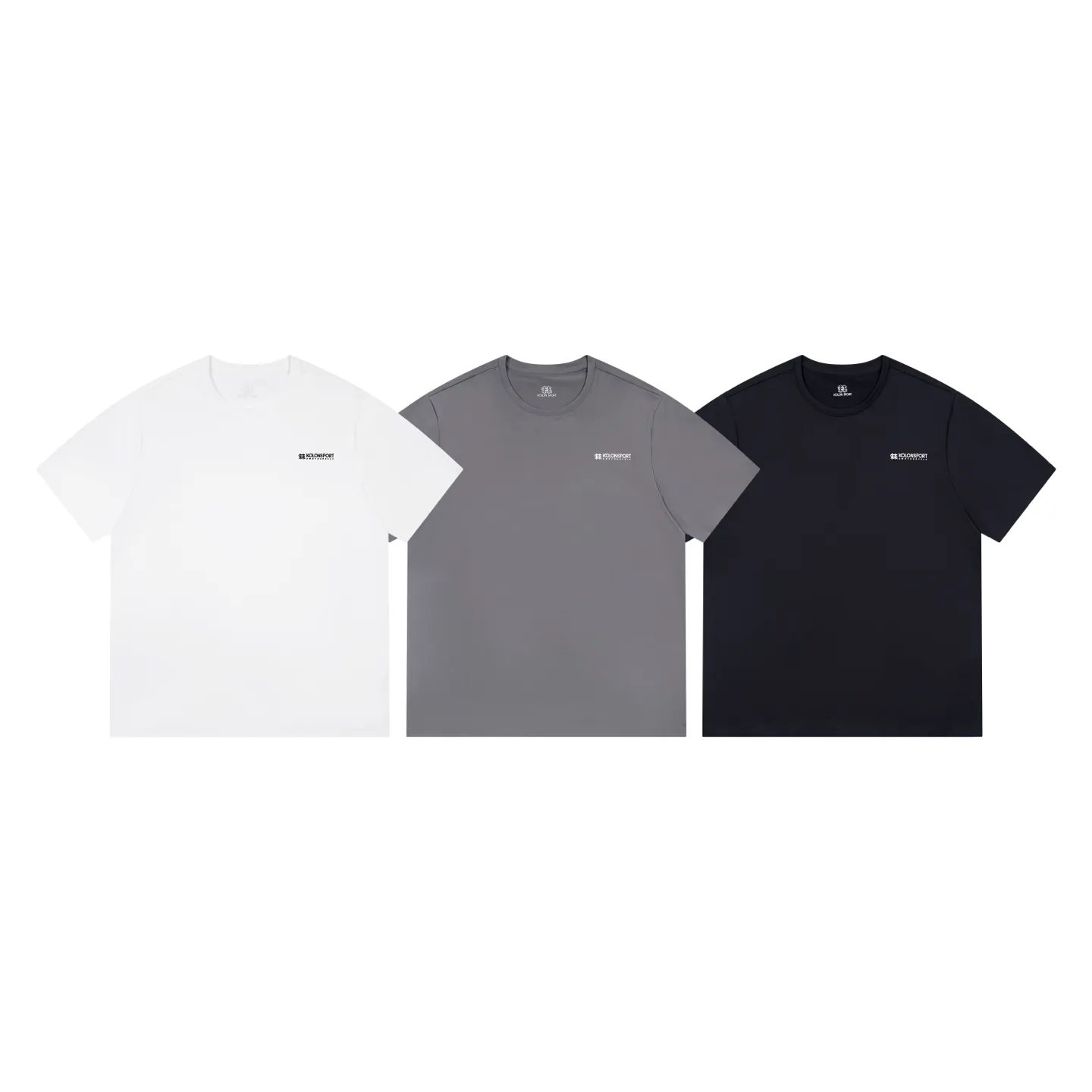 KOLON SPORT New Arrival T Same Style Breathable Same Style Sizes：S-XXL ：Black White Gray